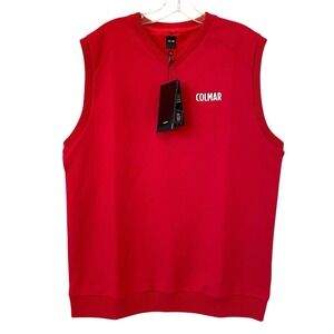 Colmar NEW Golf Sweater Vest Red Men's Sleeveless Wisdom K8390 XL‎ Stretch NWT